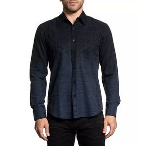 AMERICAN FIGHTER Men's Long Sleeve Button Down Shirt